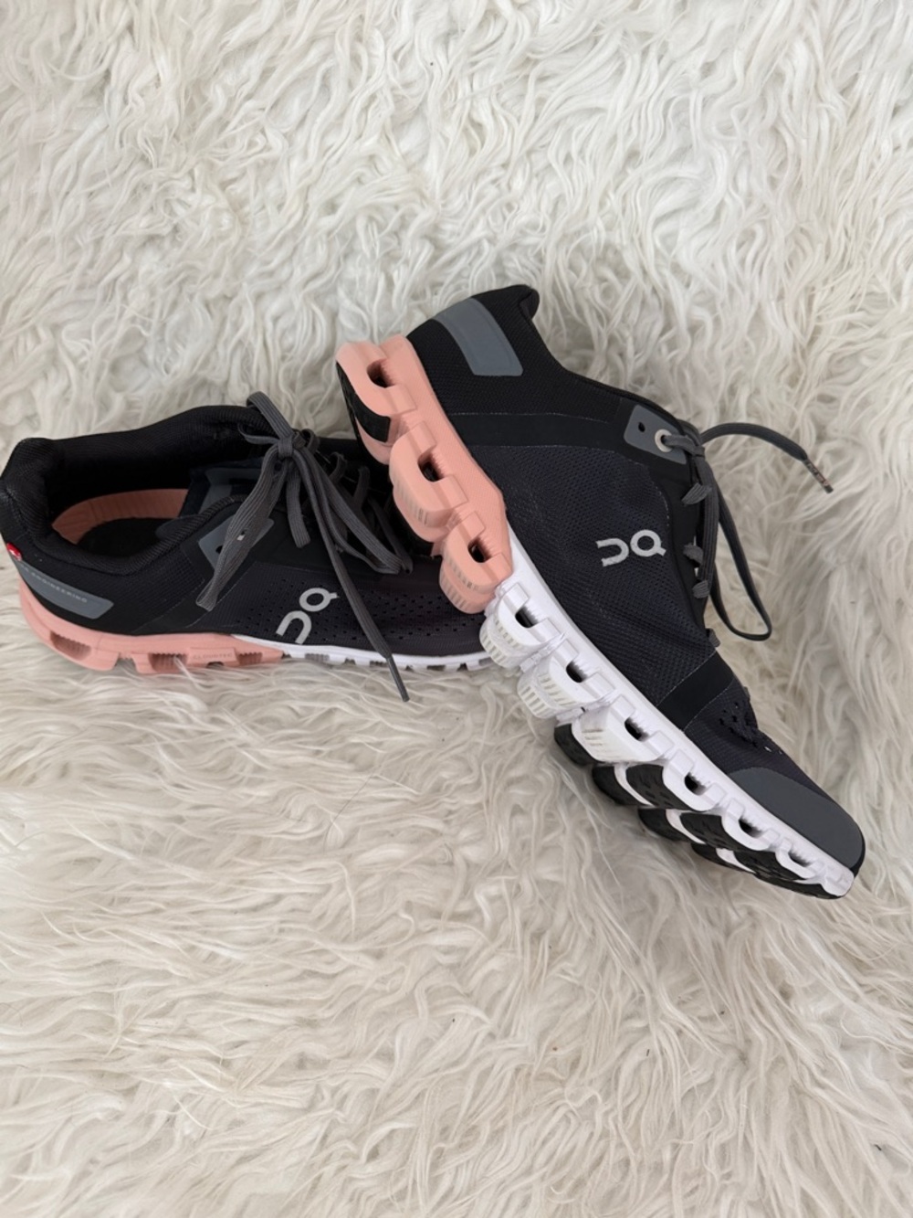 On Running Women's Cloudrunner Sneakers - Black & Pink